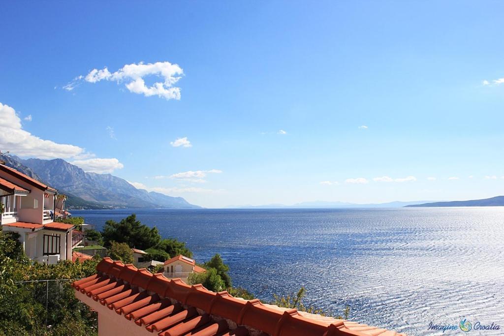 Studio Apartment In Pisak With Sea View, Balcony, Air Conditioning, Wi-Fi Kültér fotó
